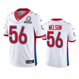 Maillot Indianapolis Colts Quenton Nelson 56 Game Blanc 2022 AFC Pro Bowl - Homme
